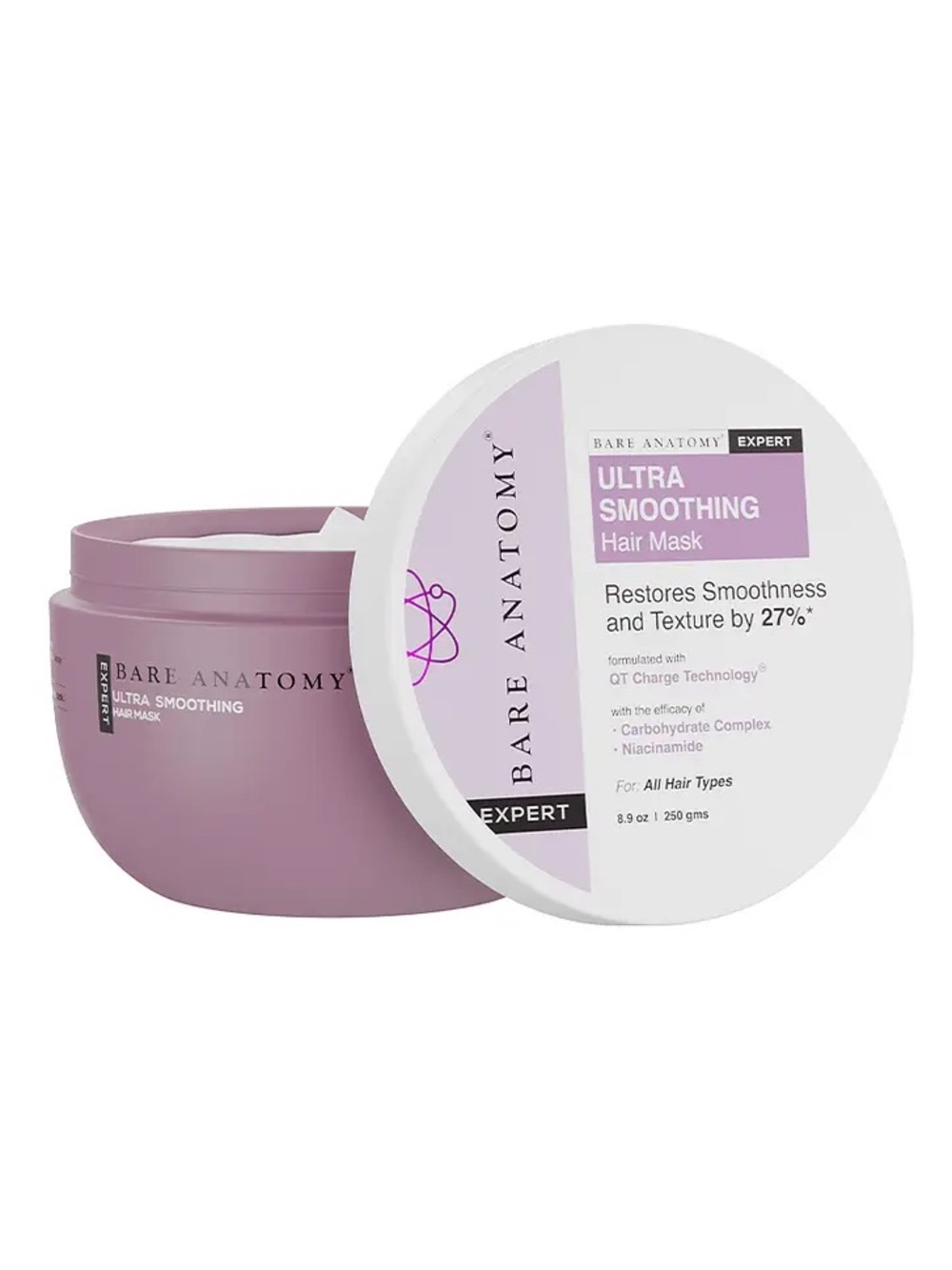 BRAND NEW Bare Anatomy Ultra Smoothing Hair Mask 8.8 oz Restores Smooth